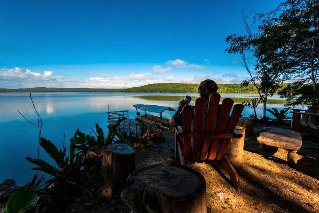 Ecolodge El Sombrero Laguna Yaxha Extérieur photo
