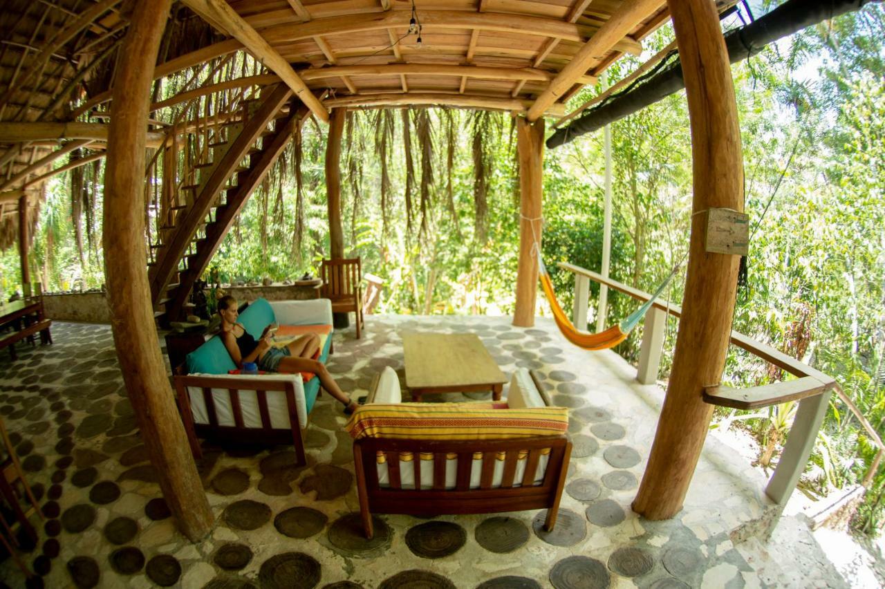 Ecolodge El Sombrero Laguna Yaxha Extérieur photo
